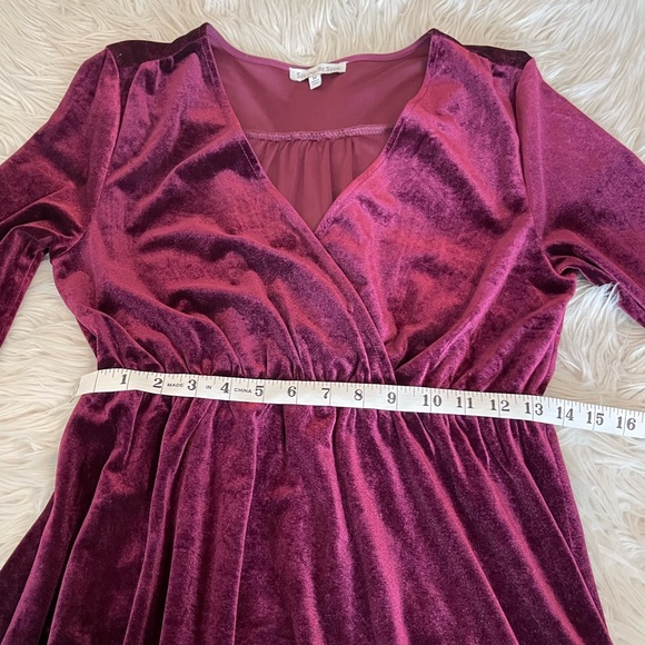 See And Be Seen | Purple Velvet | Midi Dress - Picture 5 of 12